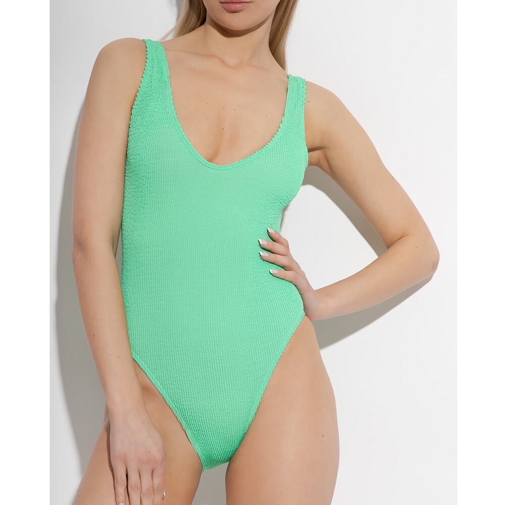 Bond Eye Australia Mara One Piece Swimsuit Appple Eco One Size Green NWT
